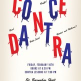 Contra Dance Fundraiser poster